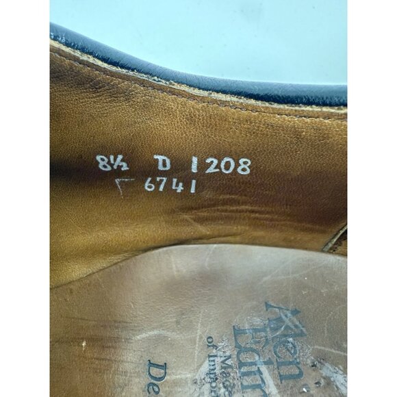 Allen Edmonds Mens Delray Split Toe Blucher Derby Dress Shoes Size 8.5 D Black - Picture 9 of 10